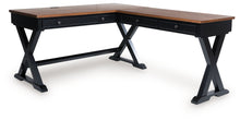 Load image into Gallery viewer, Wildenauer - Home Office Desk And Return - Brown / Black
