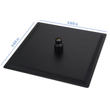Load image into Gallery viewer, Modern 10" Square Rainfall Shower Head &amp; Stainless Steel Wall Or Ceiling Mount Luxury Spa Shower Panel
