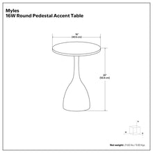 Load image into Gallery viewer, Myles - Side Table - Black
