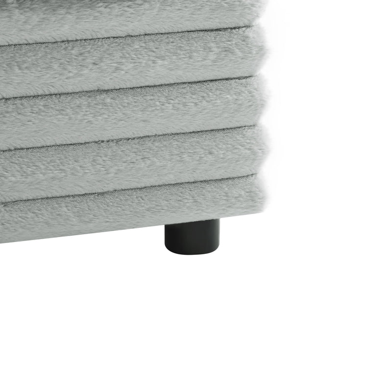 Jenny - Armless Slipper Chair - Gray