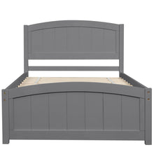 Load image into Gallery viewer, Platform Bed &amp; Headboard, Footboard And Wood Slat Support
