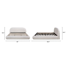 Load image into Gallery viewer, Archie Puffy Grounded - Upholstered Platform Bed
