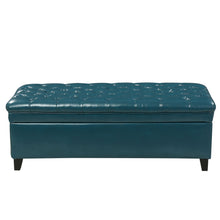 Load image into Gallery viewer, Juliana - Storage Ottoman With Birch Legs
