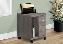Load image into Gallery viewer, Office, File Cabinet, Printer Cart, Rolling File Cabinet, Mobile, Storage, Contemporary &amp; Modern
