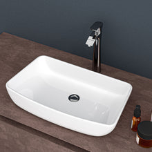 Load image into Gallery viewer, Rectangular Vessel Bathroom Sink - White
