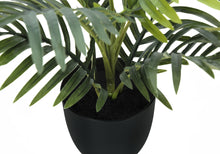 Load image into Gallery viewer, 20" Tall, Artificial Plant, Palm, Indoor, Faux, Fake, Table, Greenery, Potted, Real Touch, Decorative - Green / Black
