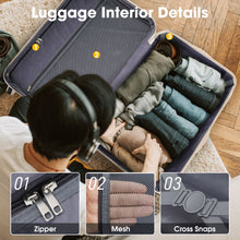 Load image into Gallery viewer, Hardshell Luggage Sets 2 Pieces + Bag Spinner Suitcase With Tsa Lock Lightweight 20" / 24"
