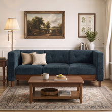 Load image into Gallery viewer, 3 Seater Sofa With Square Arms, Tufted Pillow Back For Living Room
