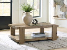 Load image into Gallery viewer, Flangren - Rectangular Cocktail Table - Light Brown
