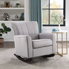Load image into Gallery viewer, Denzell - Rocking Chair - Light Gray
