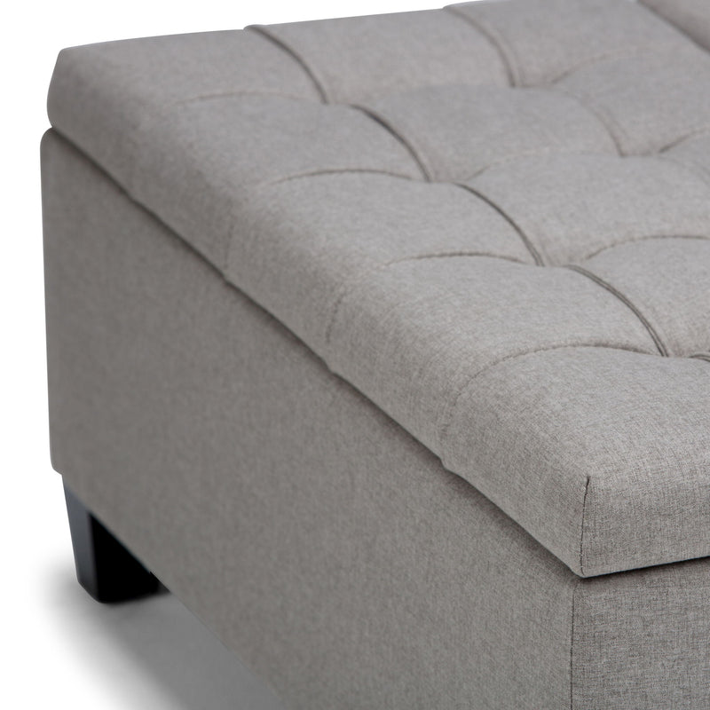 Harrison - Coffee Table Storage Ottoman - Gray
