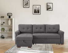Load image into Gallery viewer, Sierra - Reversible Sleeper Sectional Sofa With Storage Chaise
