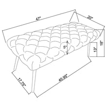 Load image into Gallery viewer, Galiano - Tufted Bench
