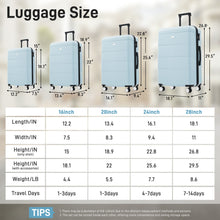 Load image into Gallery viewer, Hardshell Luggage Set 6 Piece With Duffel &amp; Toiletry Bag
