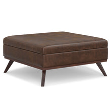 Load image into Gallery viewer, Owen - Multifunctional Square Coffee Table Storage Ottoman
