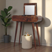 Load image into Gallery viewer, Mini Round Fold Vanity - Chestnut
