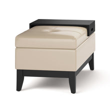 Load image into Gallery viewer, Oregon - Contemporary Storage Ottoman Bench With Tray
