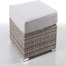 Load image into Gallery viewer, Stylish Outdoor Ottoman With Cushion For Comfort

