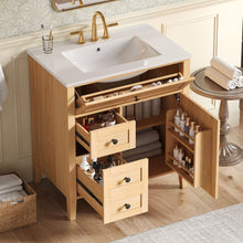 Load image into Gallery viewer, Bathroom Vanity With Sink, Soft Closing Cabinet
