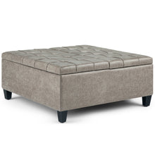 Load image into Gallery viewer, Harrison - Upholstered Coffee Table Storage Ottoman
