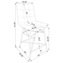 Load image into Gallery viewer, Counter Height Stools &amp; Padded Seat (Set of 2)

