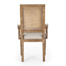 Load image into Gallery viewer, Upholstered Dining Chair With Cane Backrest
