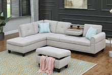 Load image into Gallery viewer, Alger - Left Hand Facing Sofa &amp; Chaise With Ottoman
