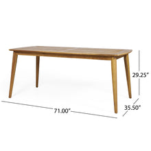 Load image into Gallery viewer, Outdoor Dining Table With Frame - Teak
