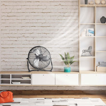 Load image into Gallery viewer, 3 Speed High Velocity Industrial Heavy Duty Metal Floor Fan With Tilting Head For Outdoor / Indoor Use
