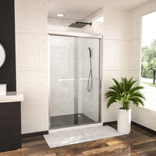 Load image into Gallery viewer, Modern Double Sliding Shower Enclosure, Tempered Glass

