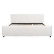 Load image into Gallery viewer, Luxury Upholstered Bed Frame With Curved Headboard &amp; Footboard
