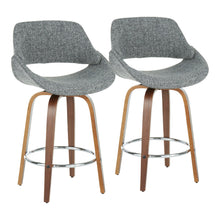 Load image into Gallery viewer, Fabrico - Mid Century Modern Counter Stool (Set of 2)
