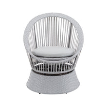Load image into Gallery viewer, Modern Swivel Wicker Lounge Chair With Round Design
