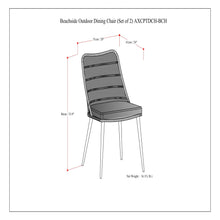 Load image into Gallery viewer, Beachside - Outdoor Dining Chair (Set of 2) - Gray
