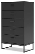 Load image into Gallery viewer, Socalle - Five Drawer Chest - Black
