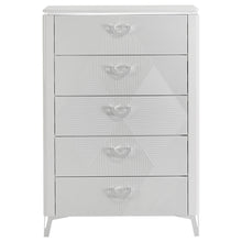 Load image into Gallery viewer, Buckley - 5 Drawer Chest - Gloss White
