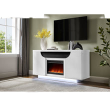 Load image into Gallery viewer, Alessia - Electric Fireplace With Multi Color LED And Flame Settings
