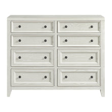 Load image into Gallery viewer, 8 Drawer Dresser With Framed Fronts And Smooth Metal Glides
