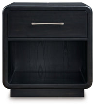 Load image into Gallery viewer, Rowanbeck - One Drawer Night Stand - Black
