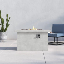 Load image into Gallery viewer, Propane / Natural Gas Outdoor Fire Pit Table - Gray
