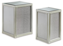 Load image into Gallery viewer, Traleena - Nesting End Tables (Set of 2) - Silver Finish
