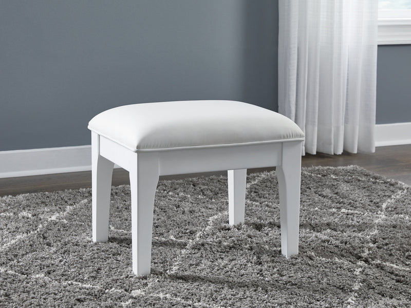 Chalanna - Vanity Stool - White