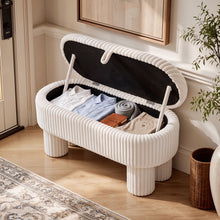 Load image into Gallery viewer, Modern Storage Ottoman Bench For Living Room
