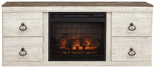 Load image into Gallery viewer, Willowton - Entertainment Center With Fireplace Option
