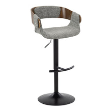 Load image into Gallery viewer, Elisa - Mid Century Modern Adjustable Barstool With Swivel &amp; Rounded T Footrest (Set of 2)
