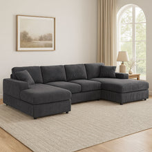 Load image into Gallery viewer, 3 Piece Double Chaise Sectional Sofa
