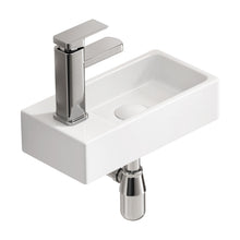 Load image into Gallery viewer, Wall Mounted Bathroom Sink With Faucet And Drain
