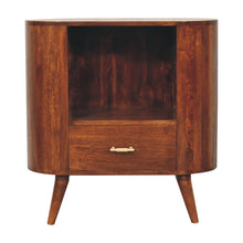 Load image into Gallery viewer, Cortez - T Bar Open Slot Cabinet - Dark Brown
