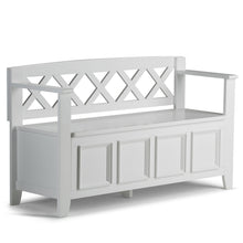 Load image into Gallery viewer, Amherst - Handcrafted Entryway Storage Bench

