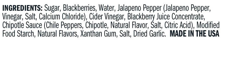 Blackberry Chipotle Sauce